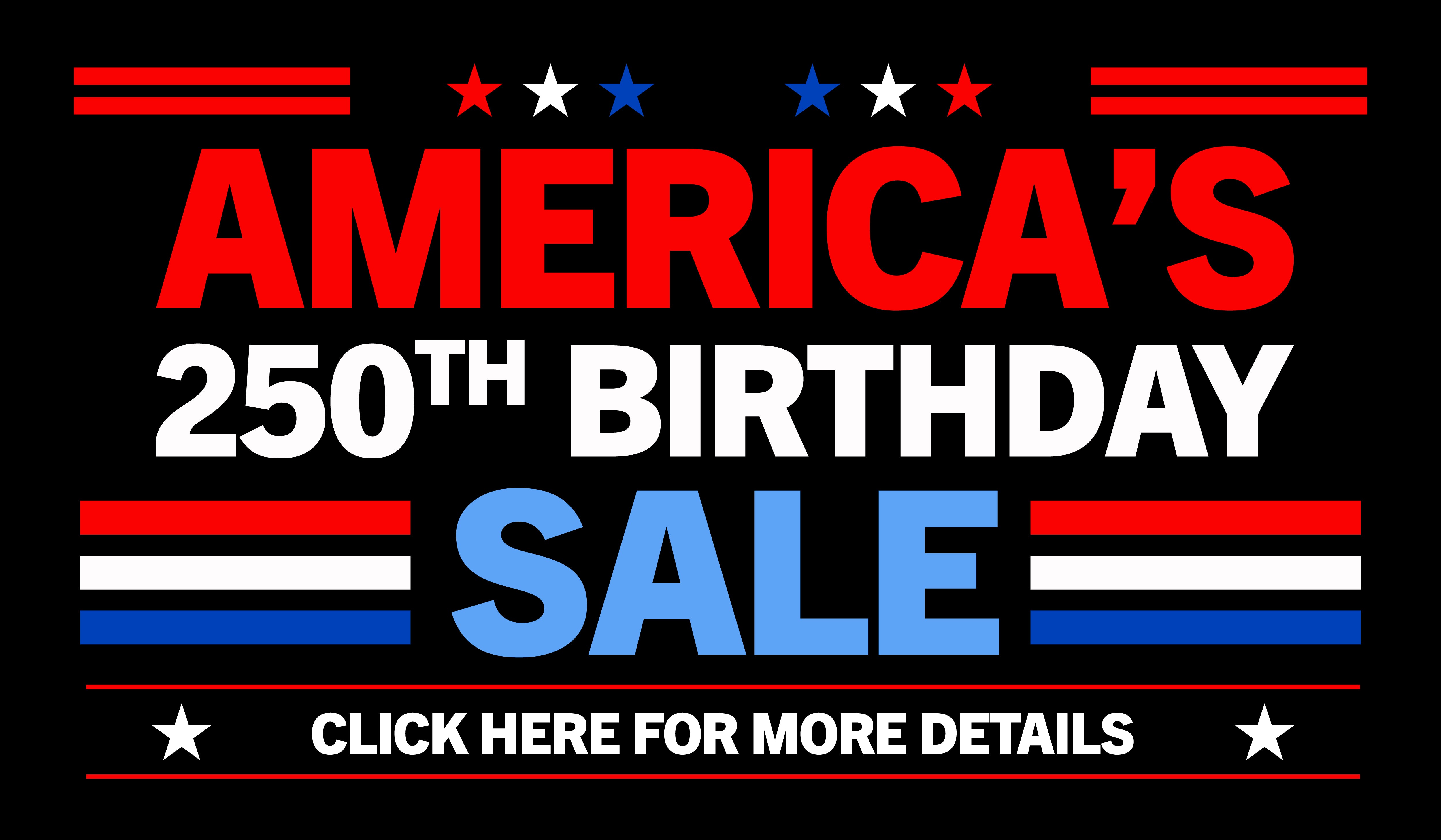 Oferta por el 250.º aniversario de Estados Unidos Imagen