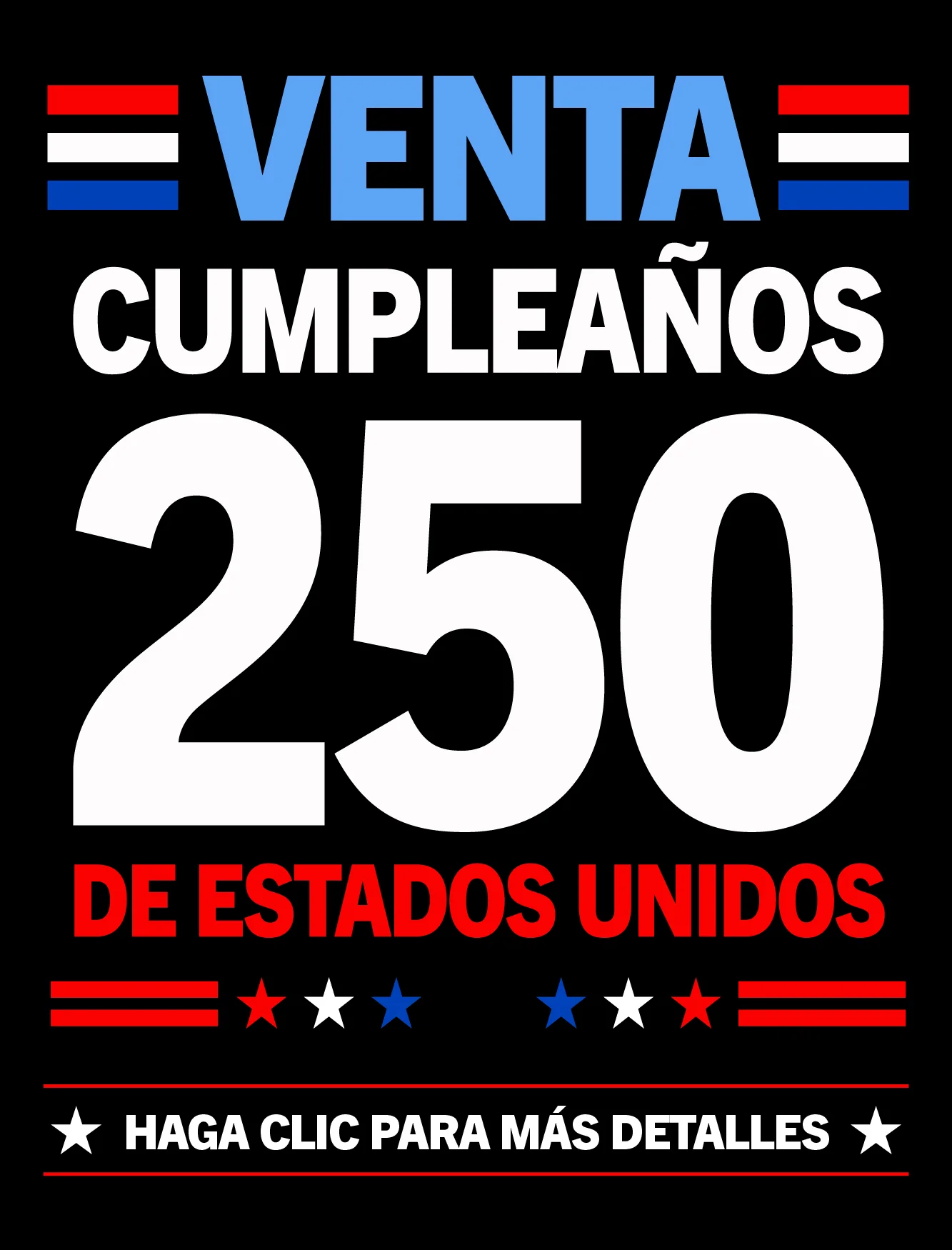 Oferta por el 250.º aniversario de Estados Unidos Imagen