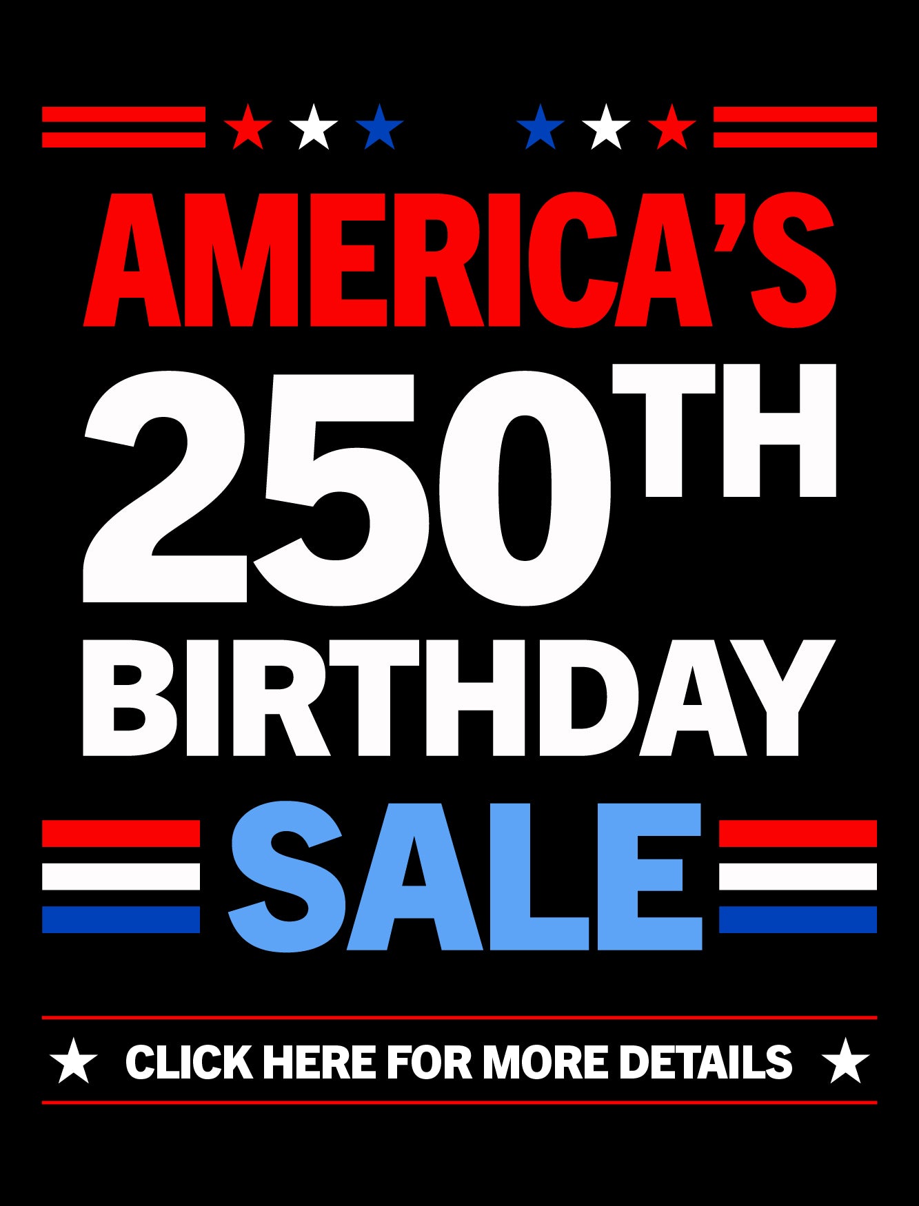 Oferta por el 250.º aniversario de Estados Unidos Imagen