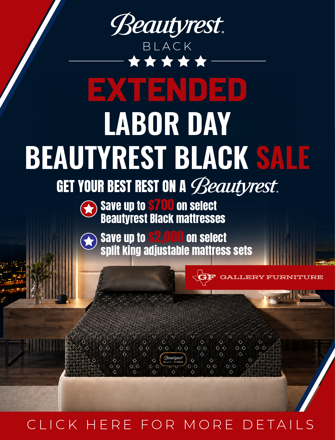 Imagen de la oferta de Beautyrest del Día del Trabajo