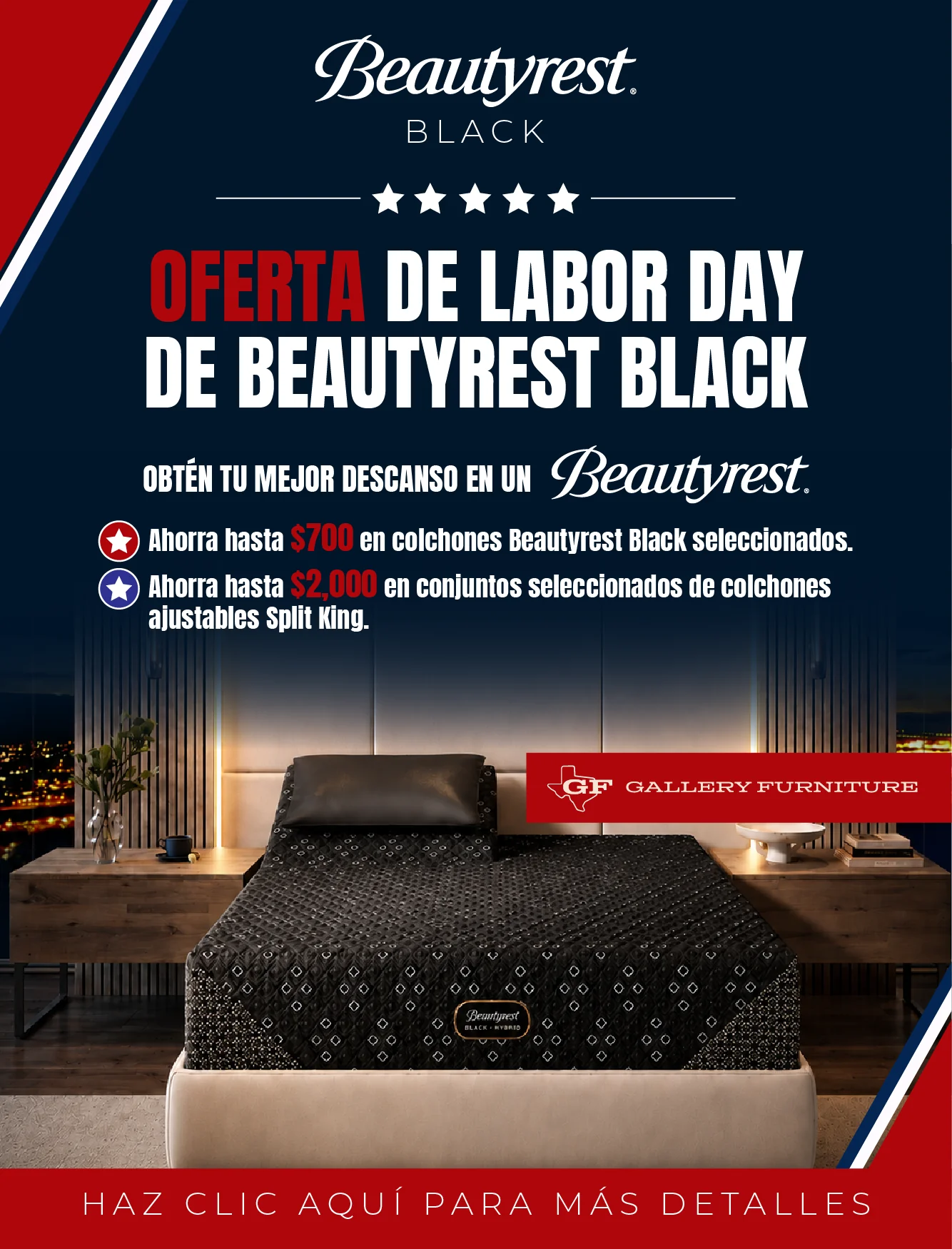 Imagen de la oferta de Beautyrest del Día del Trabajo