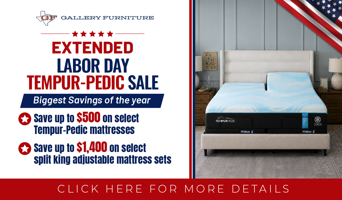Imagen de la oferta de Tempur-Pedic por el Día del Trabajo