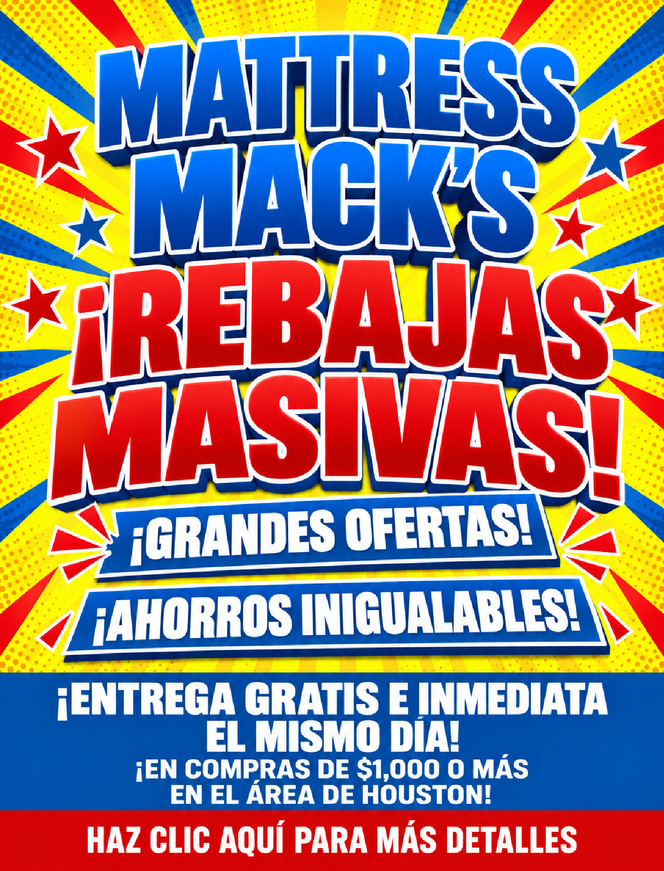 Imagen de la gran rebaja de Mattress Mack